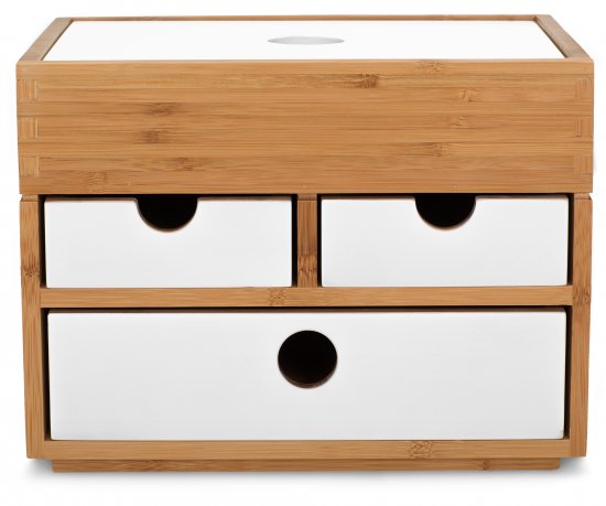 Storage box design Kyoto en white