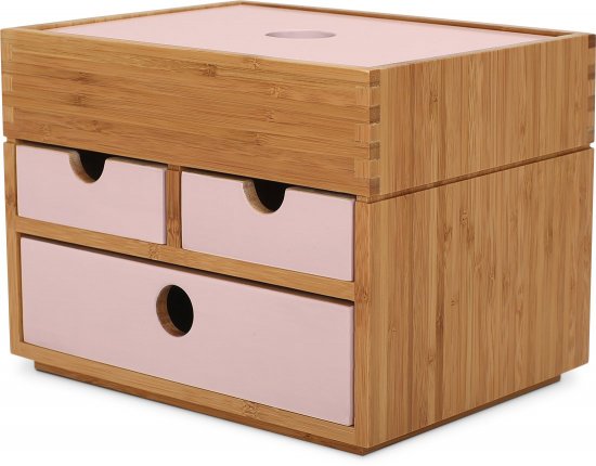 Storage box design Kyoto en pastel pink