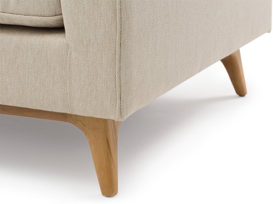 fauteuil design nobu naturel en beige
