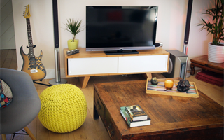 Le meuble TV Wasabi vue par le blog The Beauty & The Geek